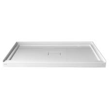 Shower base center drain 36 x 60 3 flanges