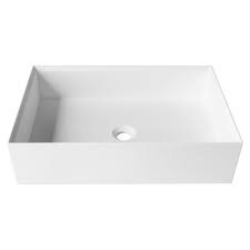 Corian rectangle basin 24x16x6