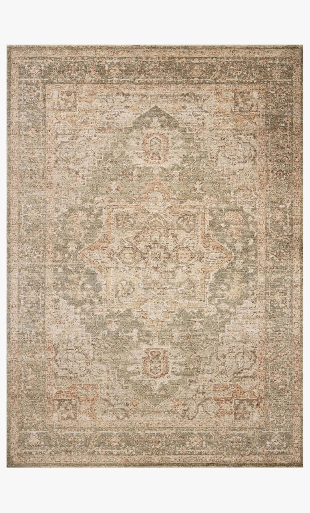 Carpette palma olive spice 5'3x7'6