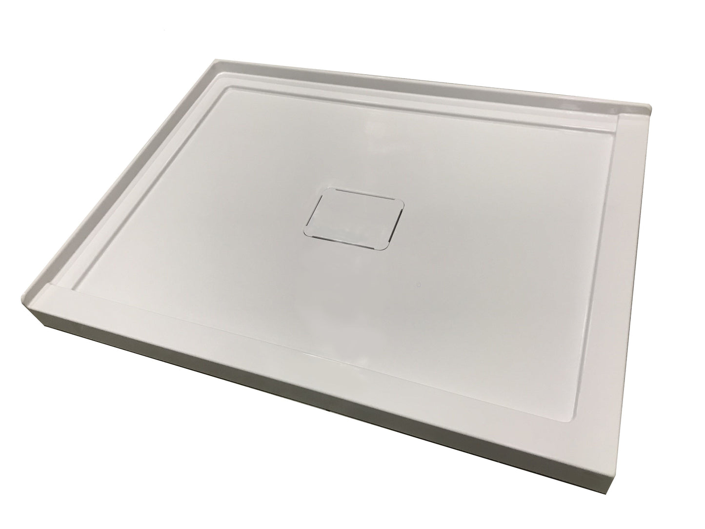 Shower base center drain 36x48 left