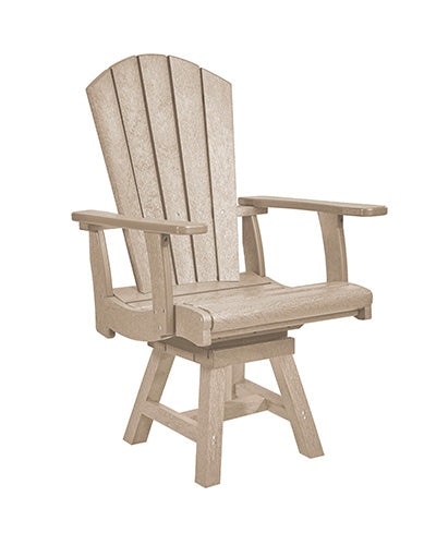 Chair swivel pub arm