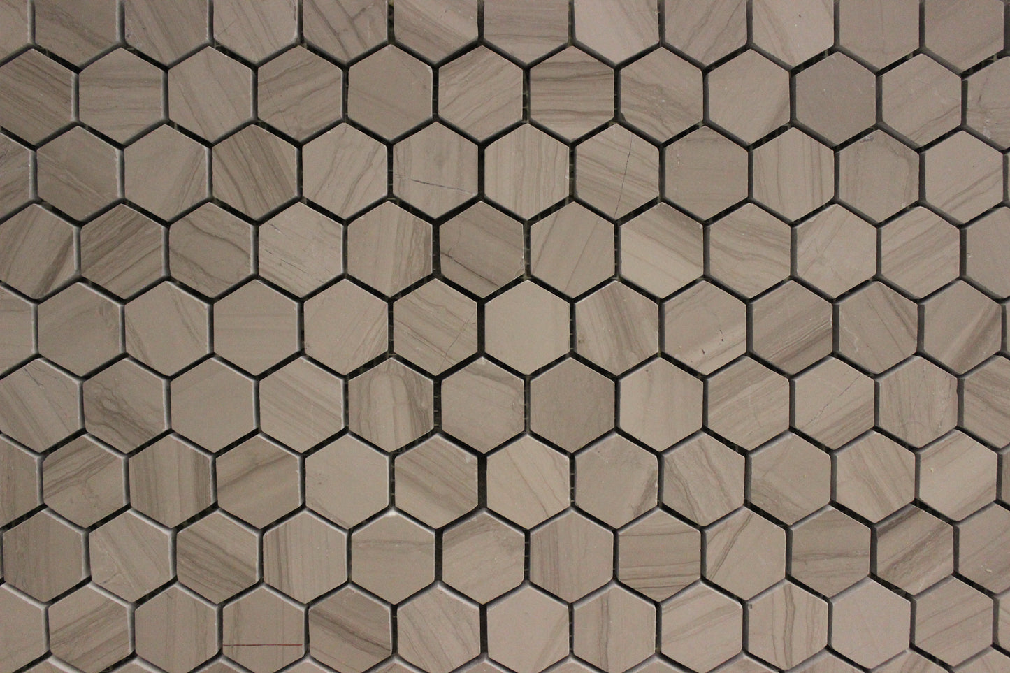 Céramique marbré 12x11 athena gris hexagone honed 0.85 pi2/mcx