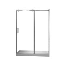 Shower door 48'' chrome