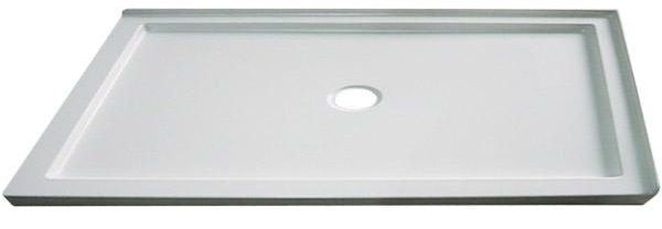 Shower base center drain 32 x 60 right