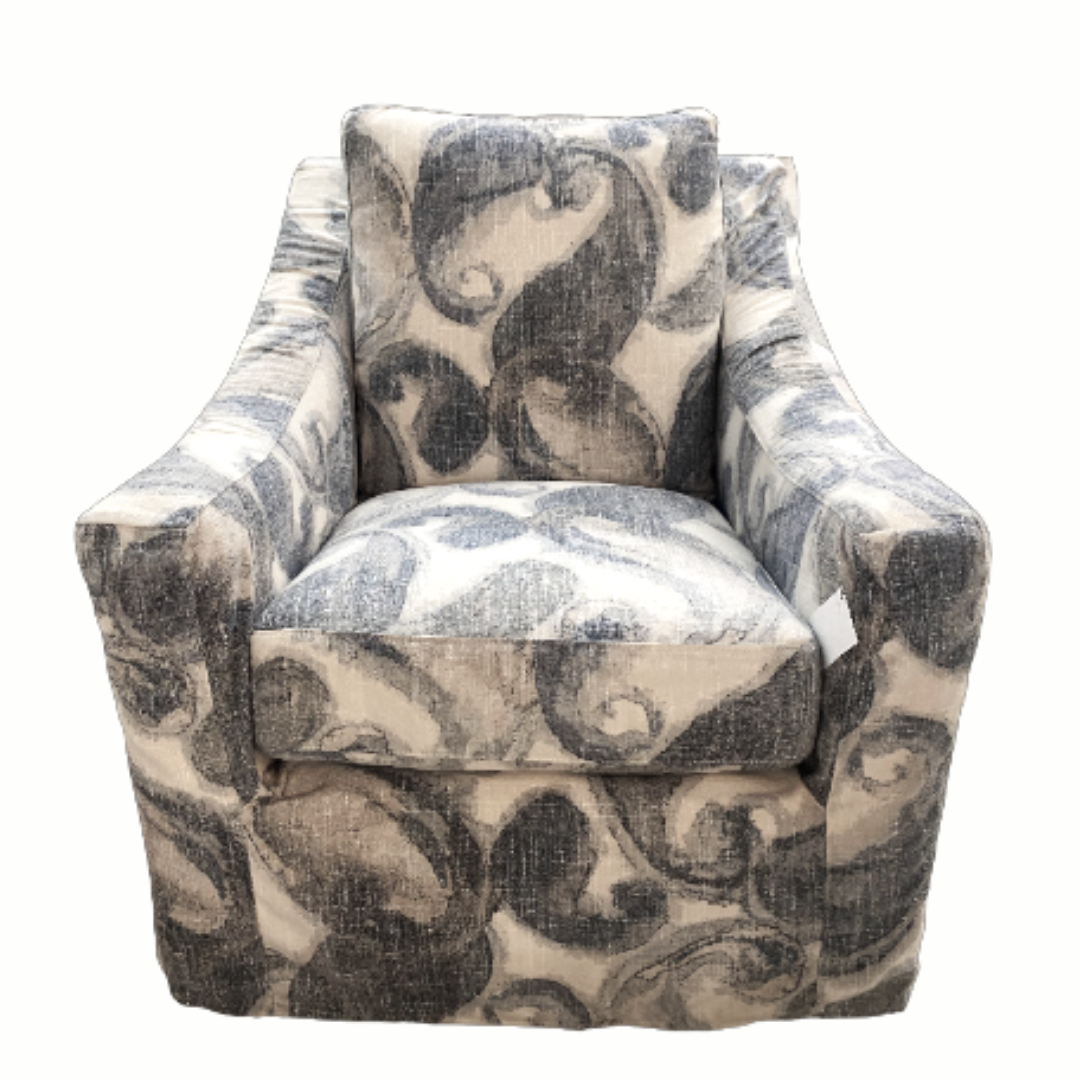 Chair cason swivel glider standard with featherblend cushion ashford steel-dt #1