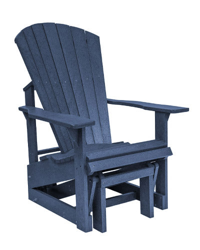 Chaise adirondack glider