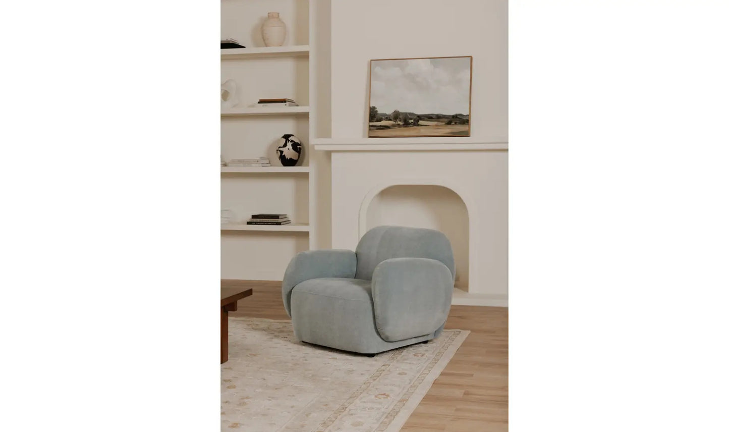 Chair hazel light blue