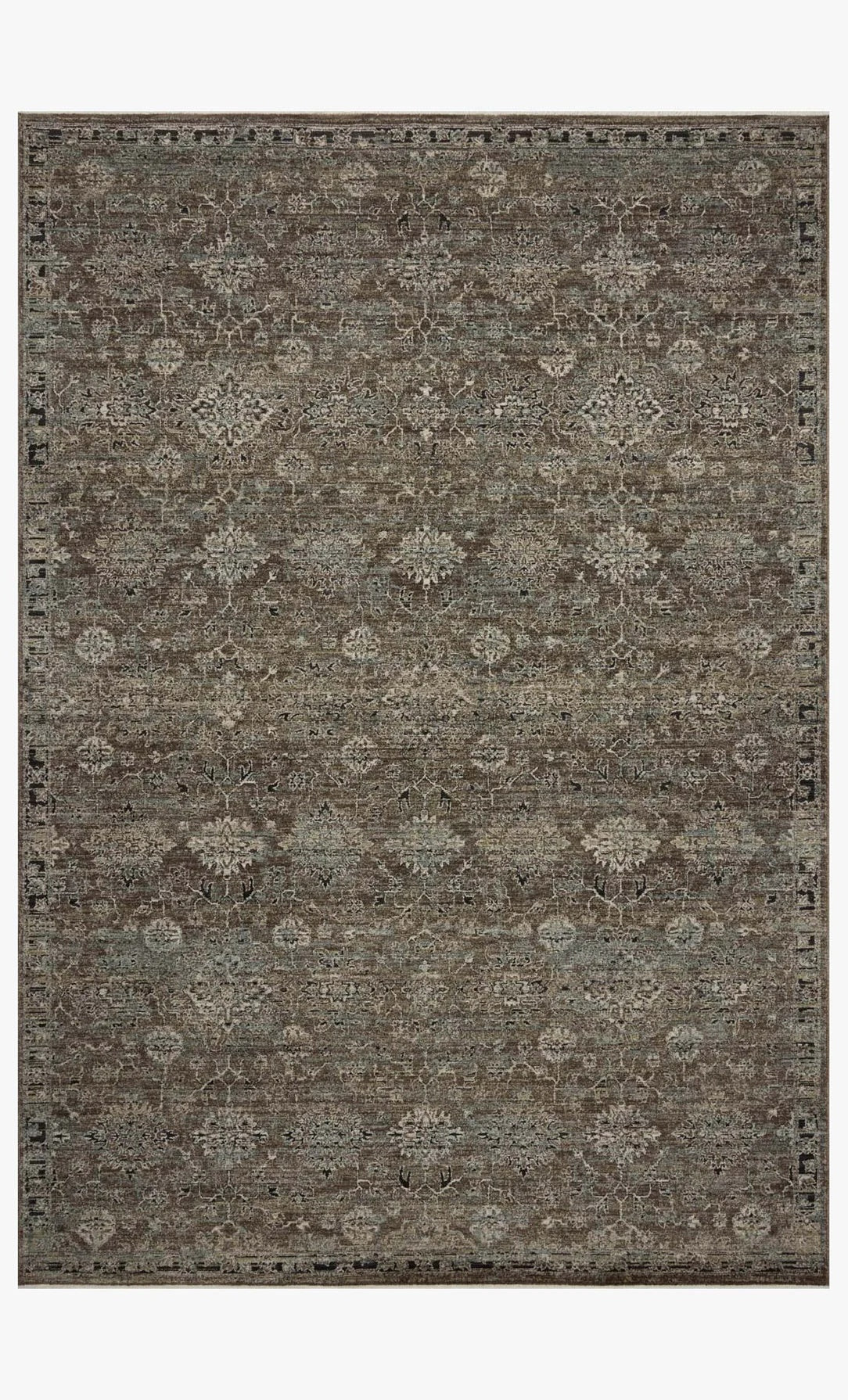 Carpette briar bark lagoon 5'3x7'6