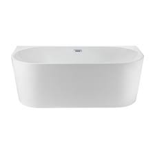 Freestanding bathtub 66’’ glossy white