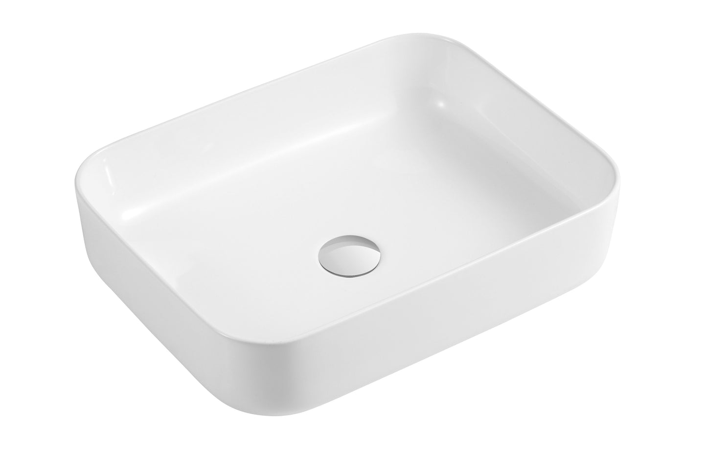 20’’x16’’ rectangular porcelain vessel sink