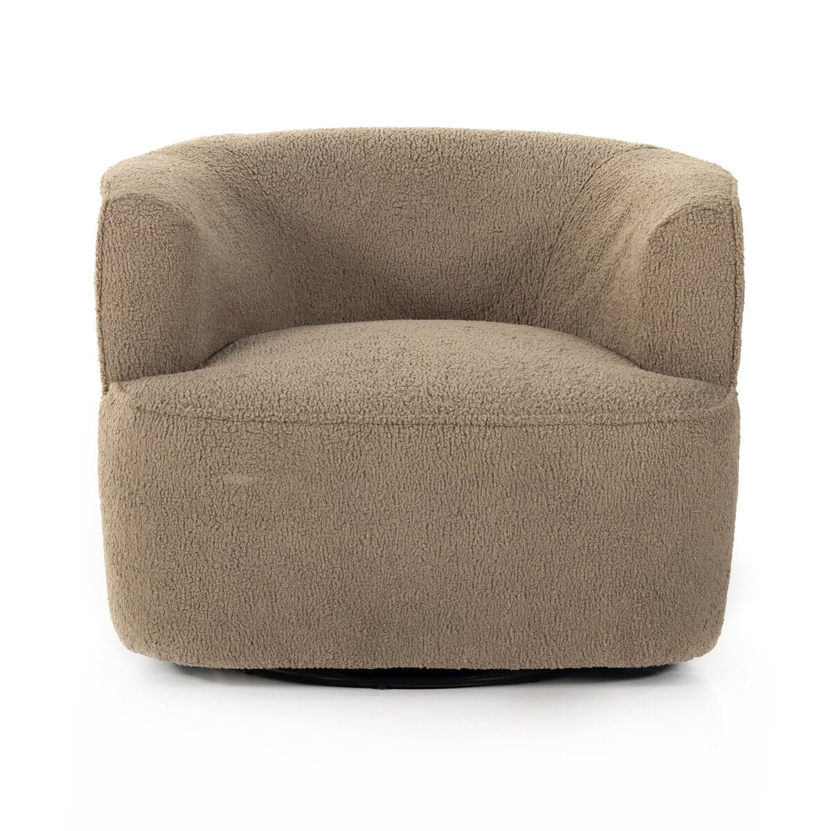 Chair mila swivel sheepskin camel