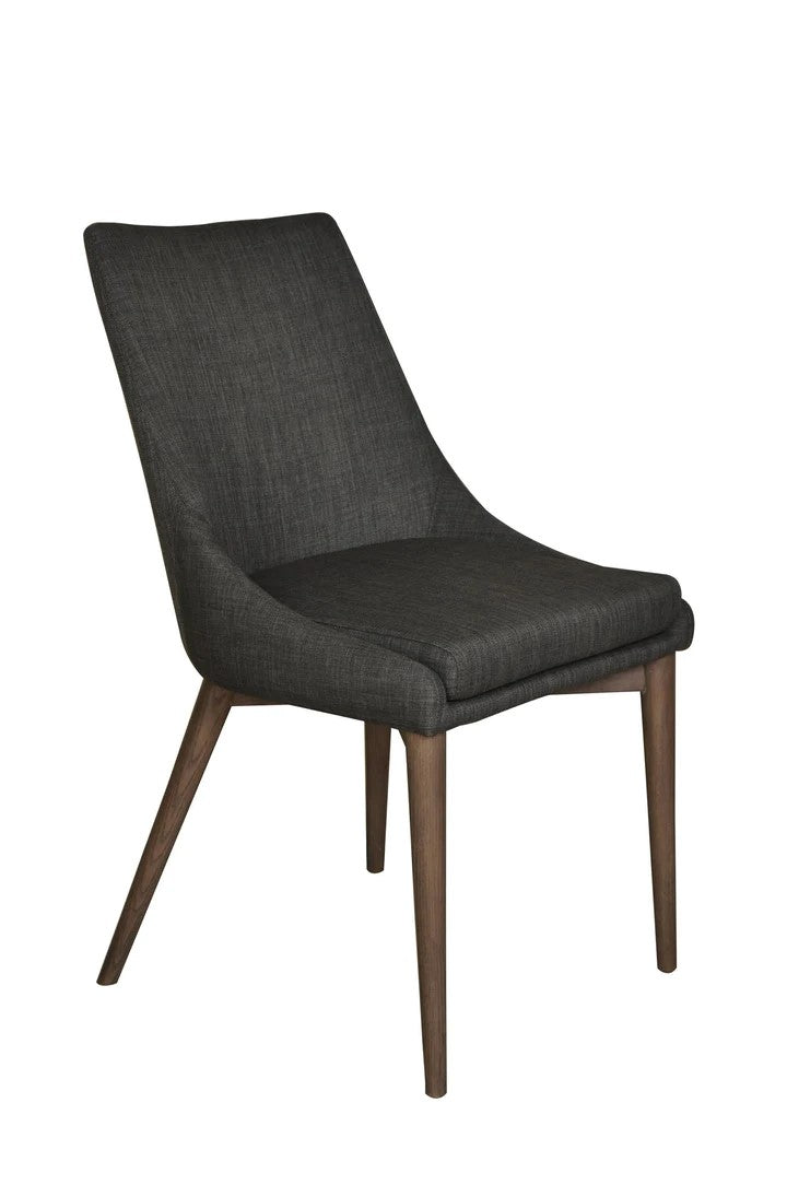 Dining chair - fritz side chair dark grey 