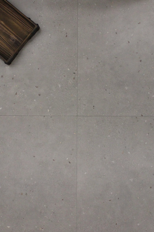 Ceramique beton 24x24 gris 15.50pi2/bte