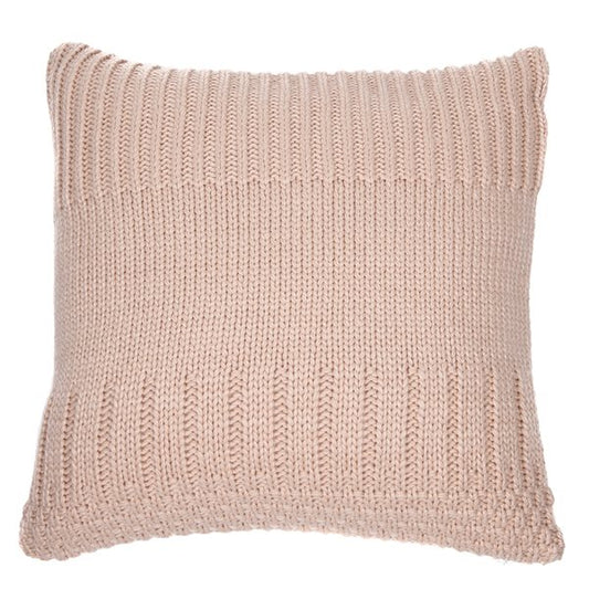 Bi-1821 baba knitted soft pink cushion
