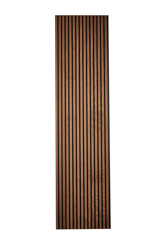 Panneau acoustique mural en bois noyer 96x23.5
