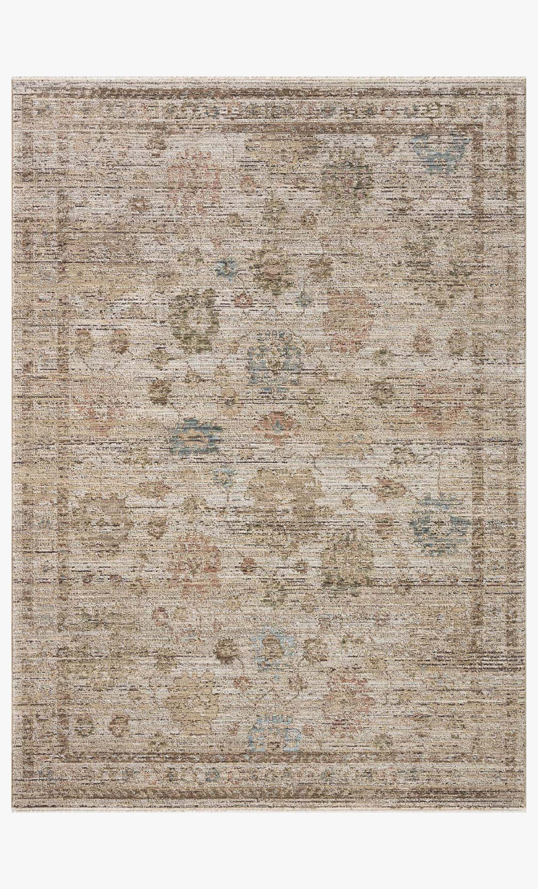 Carpette priscilla ivory multi 5'0 x 7'6
