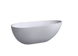 Bathtub modern round freestanding 66''