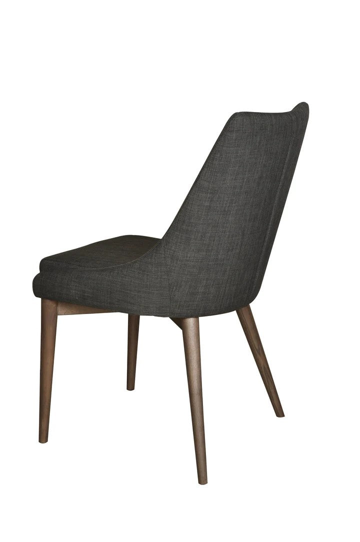 Dining chair - fritz side chair dark grey 