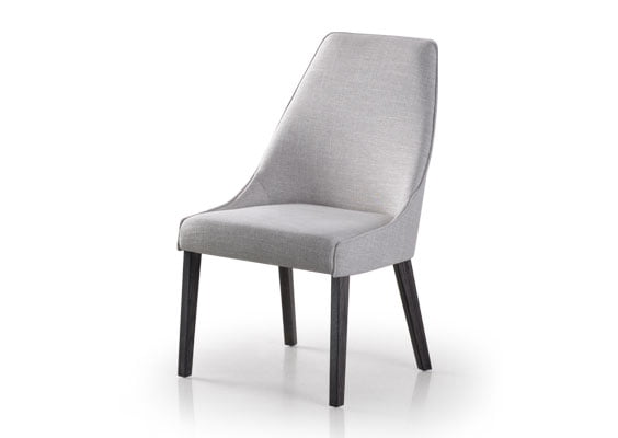 Dining chair  sara i plus  fabric alaska 909  taupe legs