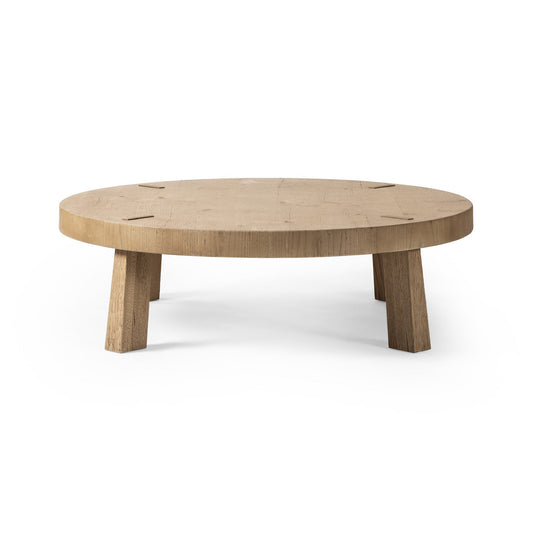 Table à café sadira worn oak veneer