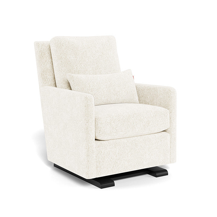 Fauteuil como glider faux mouton base expresso 