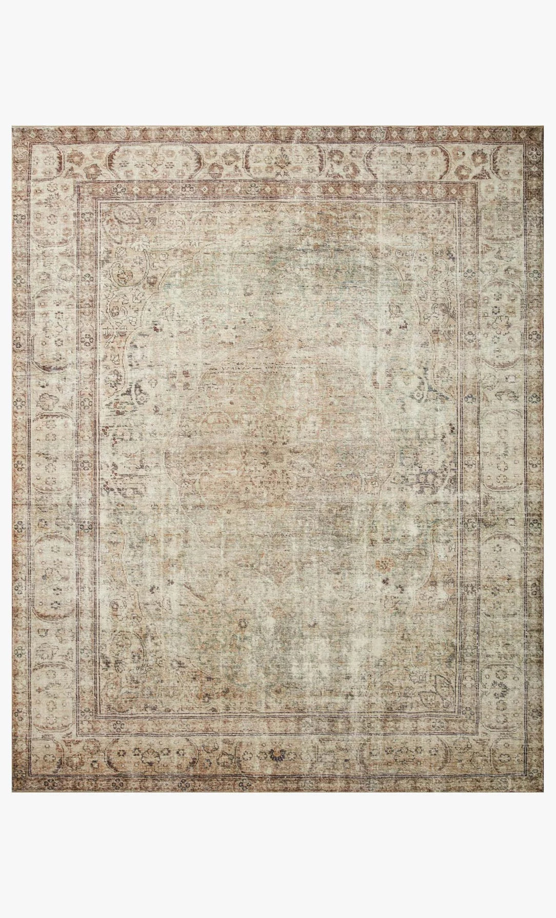 Carpette margot mat-01 antique / sage 7.6 x 9.6