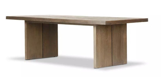 Table à manger warby worn oak veneer