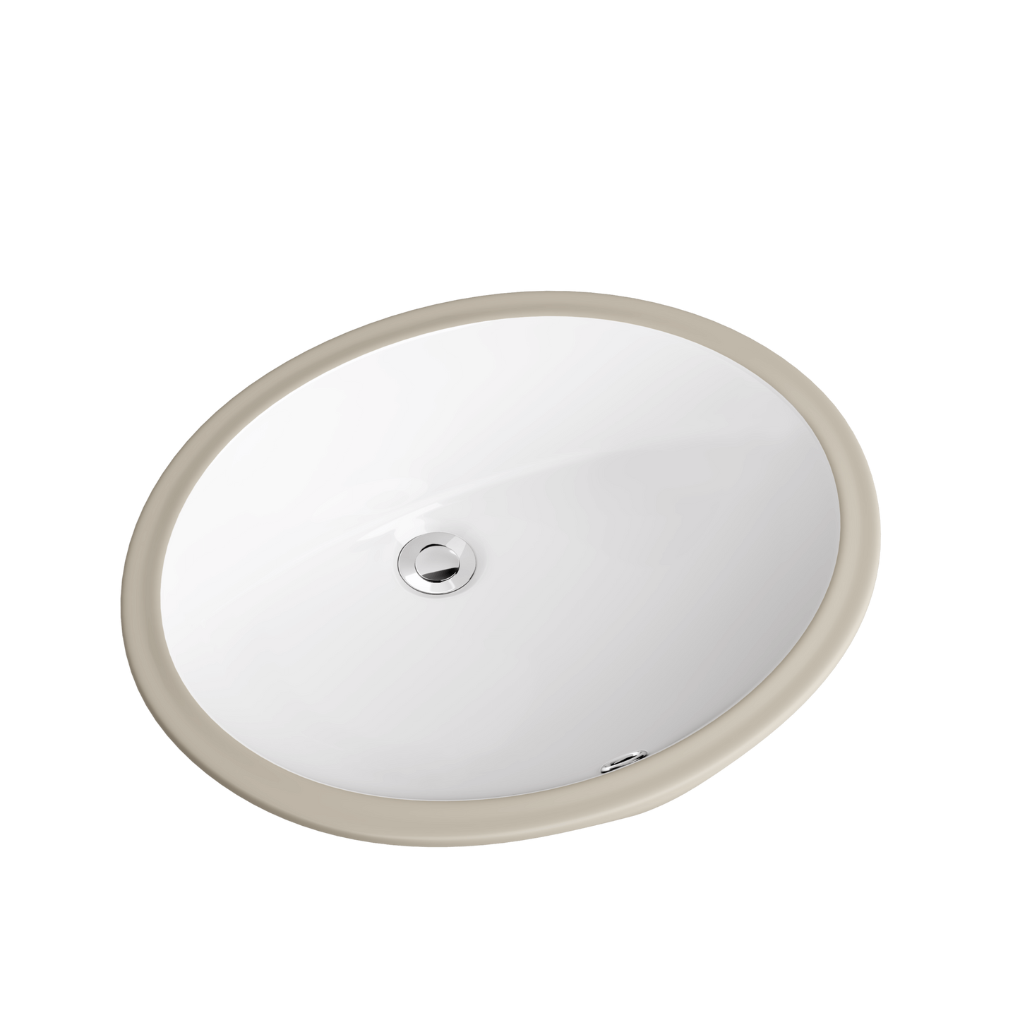 Undermount ceramic basin (oval)