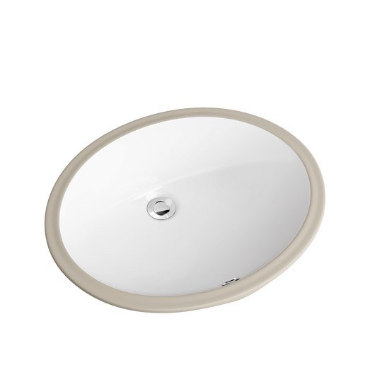 Undermount ceramic basin (oval)