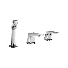 Square 3pcs bathtub faucet