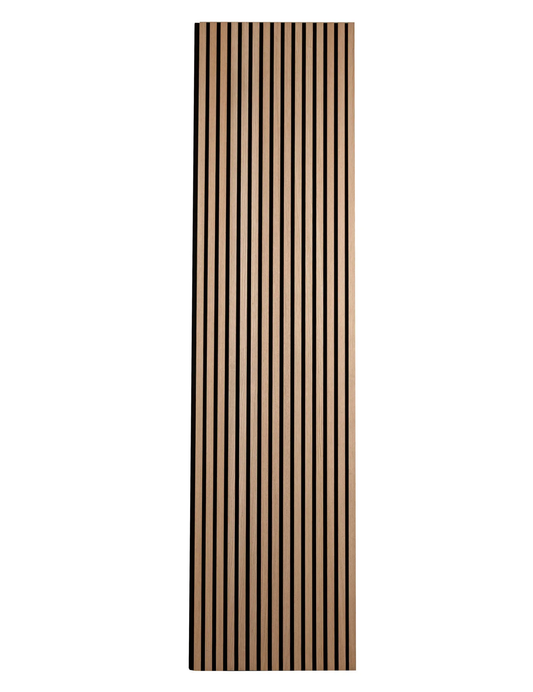 Panneau acoustique mural en bois chene blanc 96x23.5