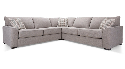 Sectional 2786-06 rhf loveseat : 71" l x 39" d x 35" h 2786-09 lhf chaise : 40" l x 65" d x 35" h fabric satisfaction pewter-r gr.38 / cushion ripley sand wood leg antique grey