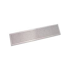 Grille pour base de drain linéaire en acier inoxydable