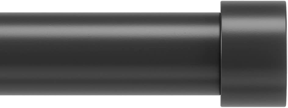 Rod cappa 1 dbl rod 66-120 brsh blk