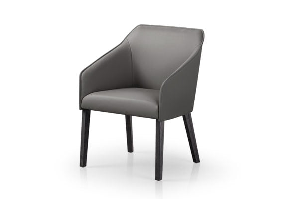 Dining chair  sara ii fabric nubia 061 anthracite legs