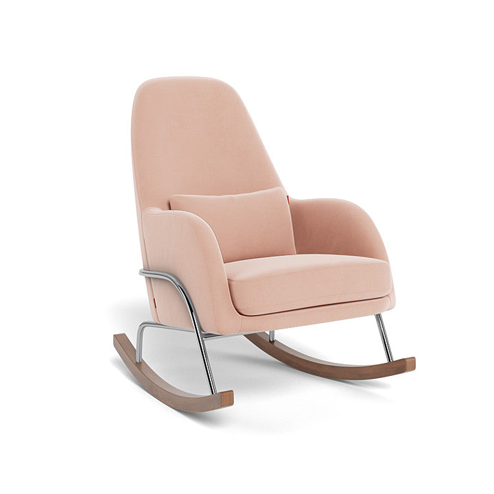 Chair jackson rocker blush velvet copper base