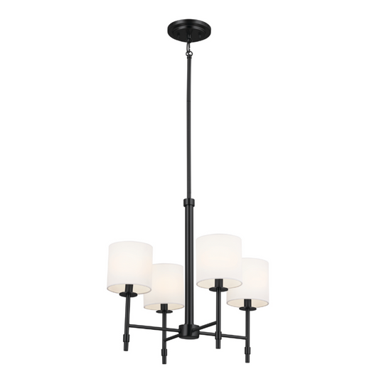 Chandelier ali mini 4-light black