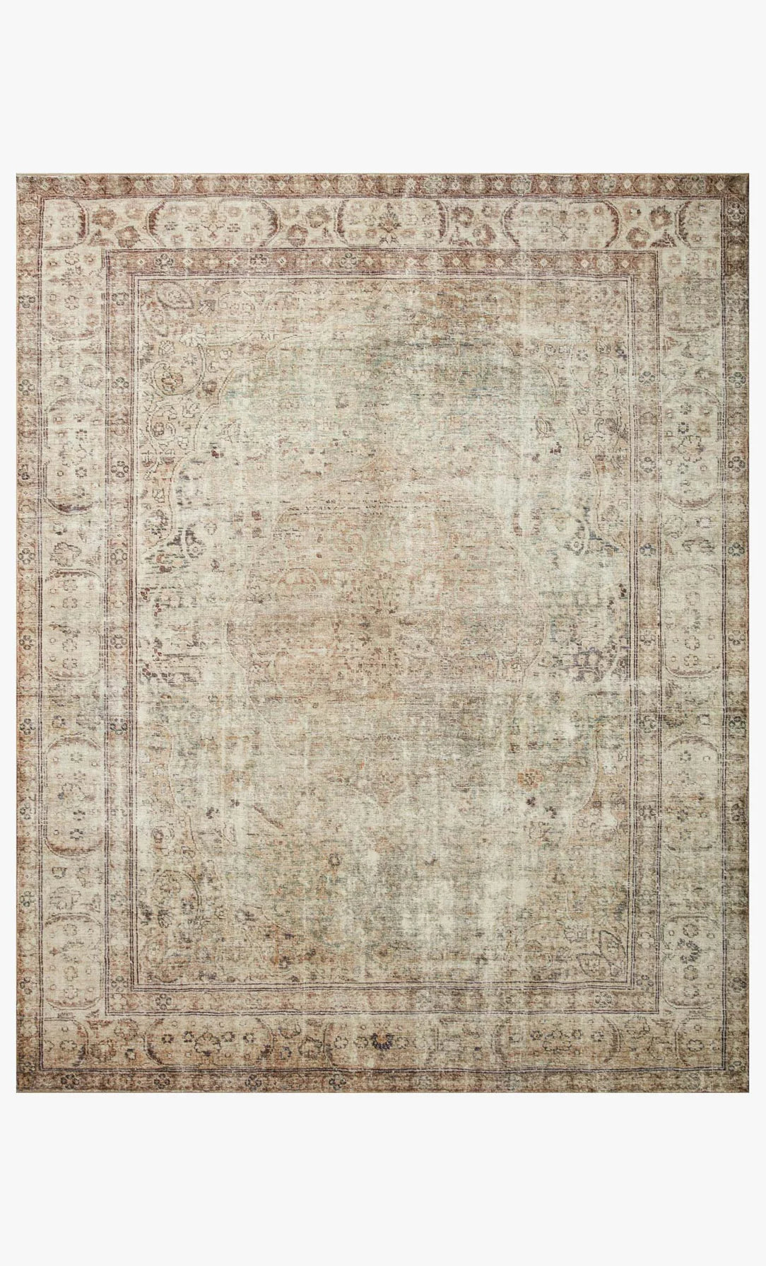 Carpette margot mat-01 antique / sage 7.6 x 9.6