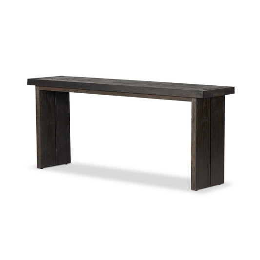 Console warby worn black veneer