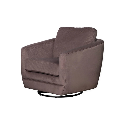 Fauteuil baltimo swivel glider ash brown