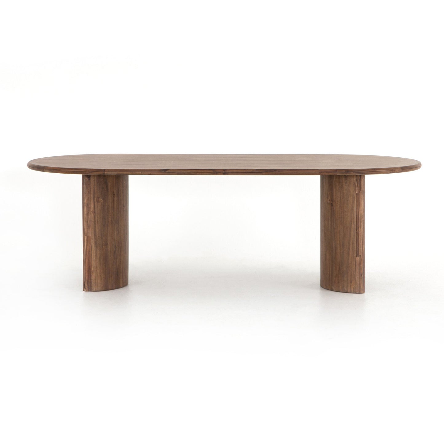 Dining table paden seasoned brown acacia