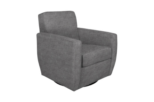 Fauteuil noah tissu dylan like a rolling stone gr.14 base pivotante 29.5''w x 32.5''h x 33''d