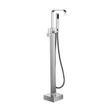 Robinet bain autoportant style crochu chrome