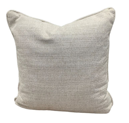 Pillow fabric bombshell ivory gr.33 18"x18" -with welt & foam
