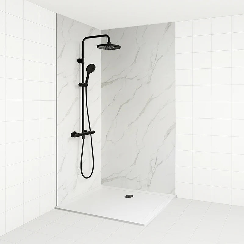 Panneau de douche soluxia 4x8 bianco