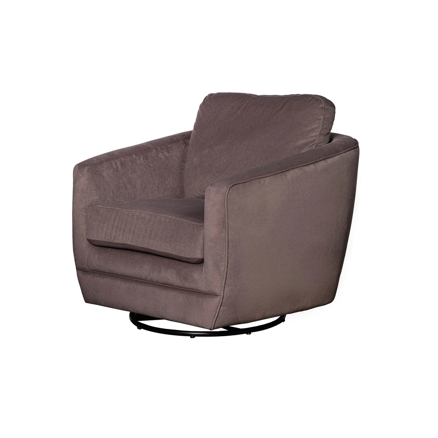 Fauteuil baltimo swivel glider ash brown