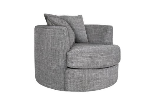 Fauteuil cuddle grade 10 bennett smoke base pivotante