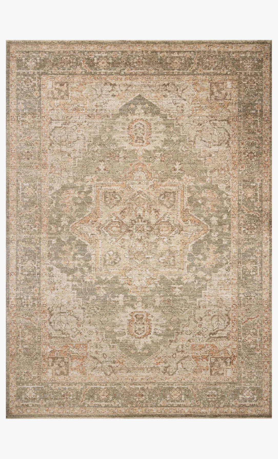 Carpette palma olive spice 5'3x7'6